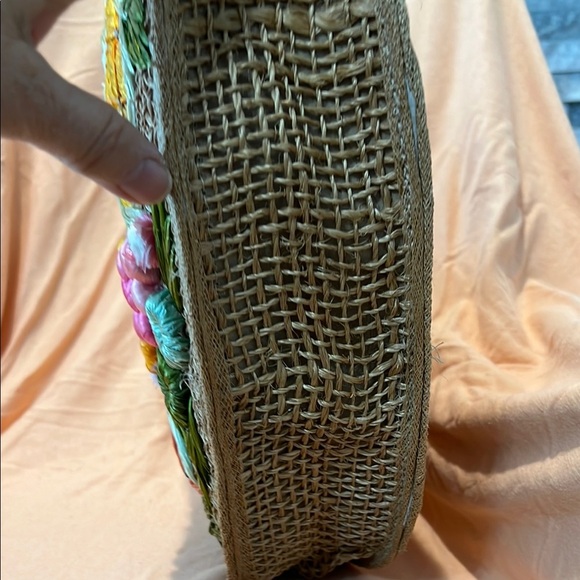 Handcrafted Floral and Fruit Embellished Tote - Picture 7 of 12